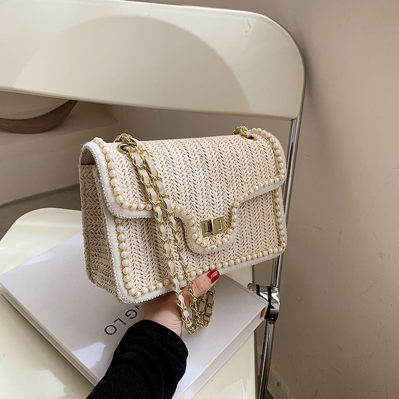 Bolso Bohemio con Perlas