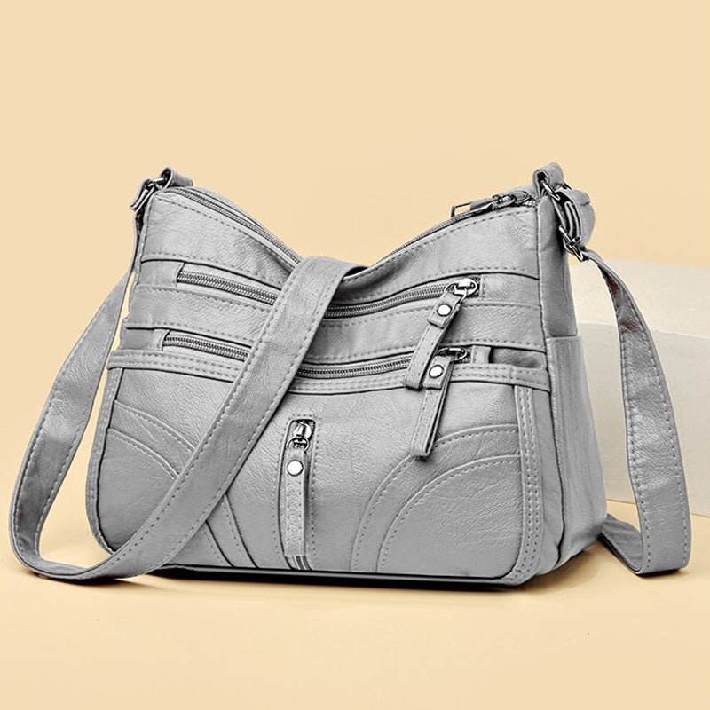 Bolso Bandolera con Cremalleras