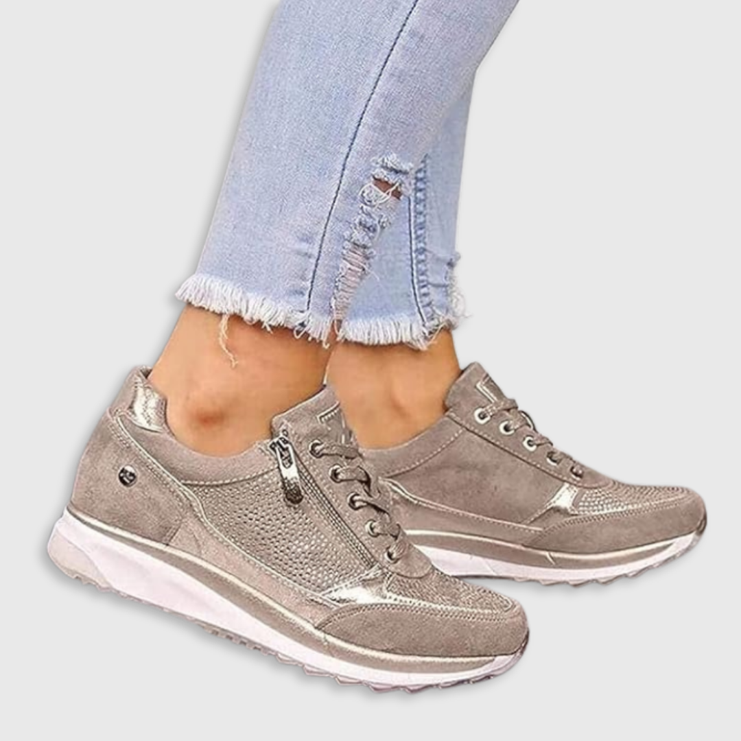 Zapatillas con Cremallera y Cordones