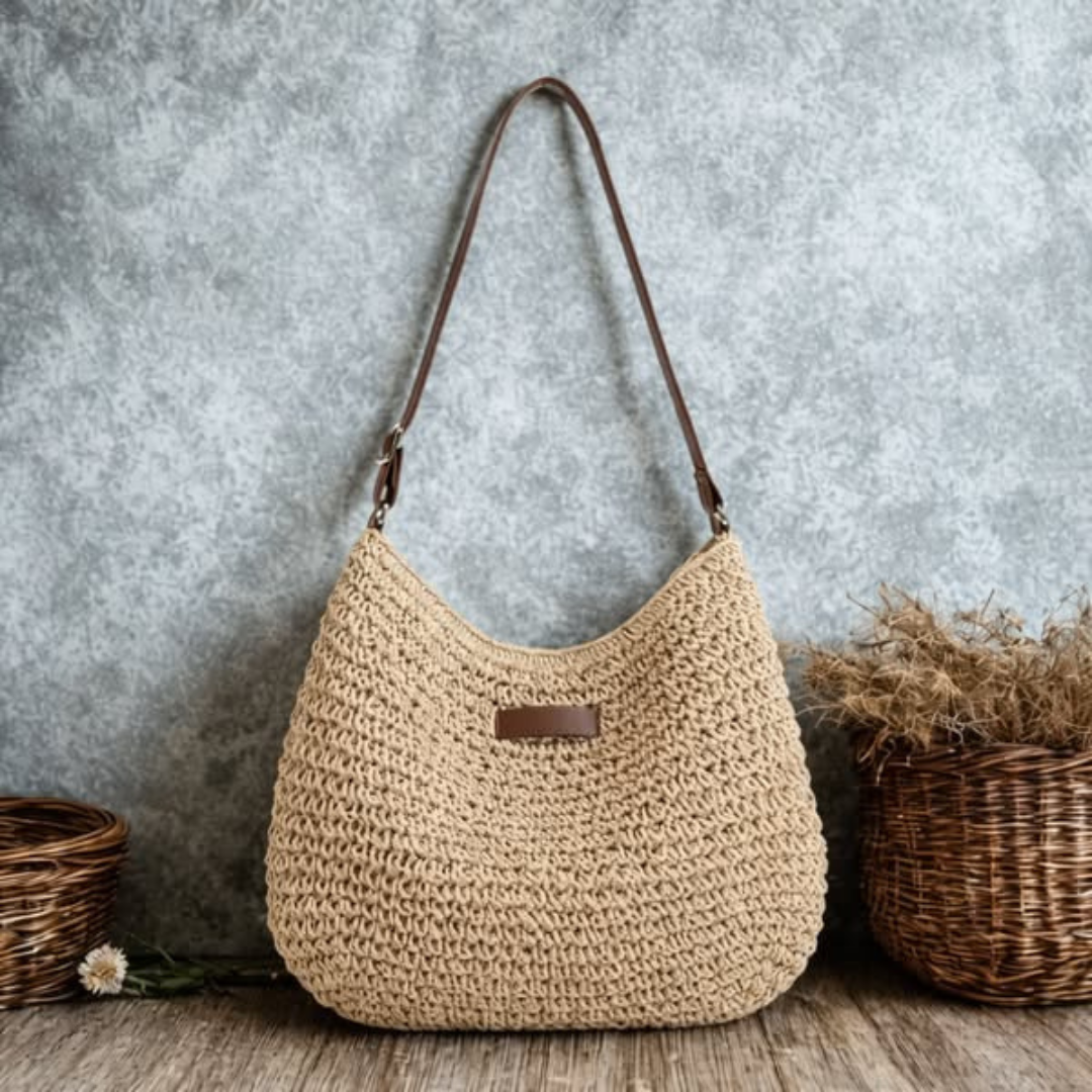 Bolso de Hombro Trenzado