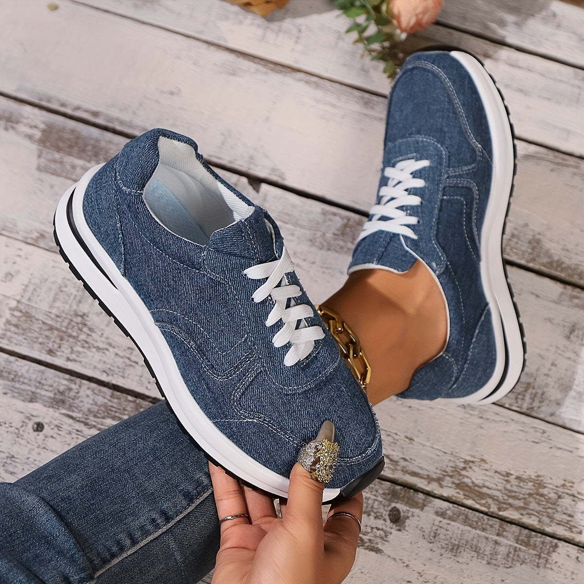 Zapatillas Efecto Vaquero