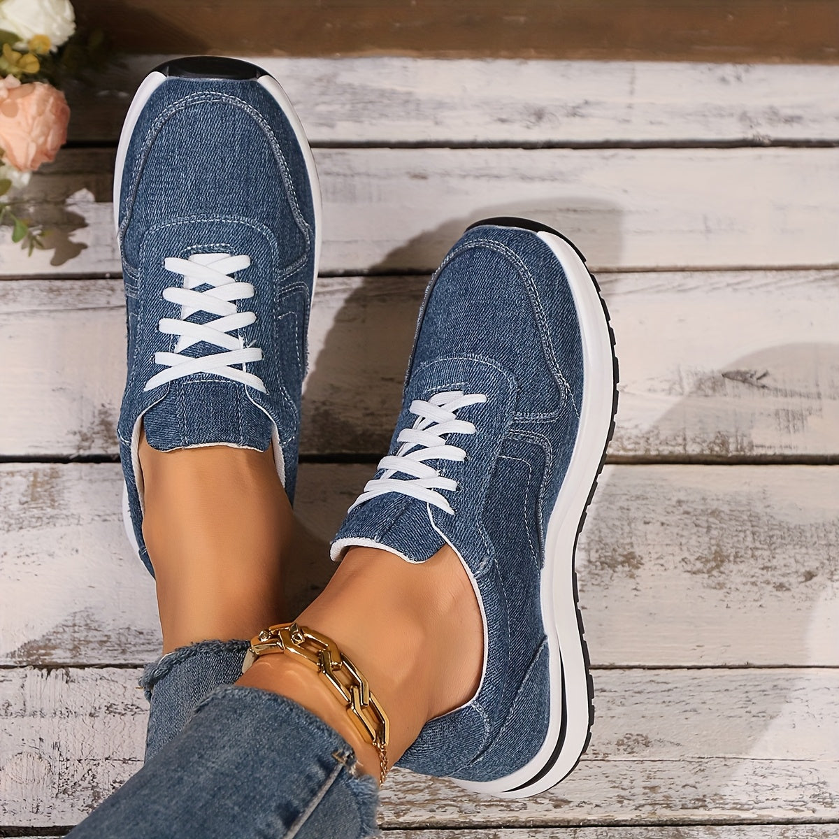 Zapatillas Efecto Vaquero