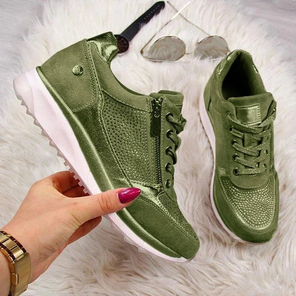 Zapatillas con Cremallera y Cordones