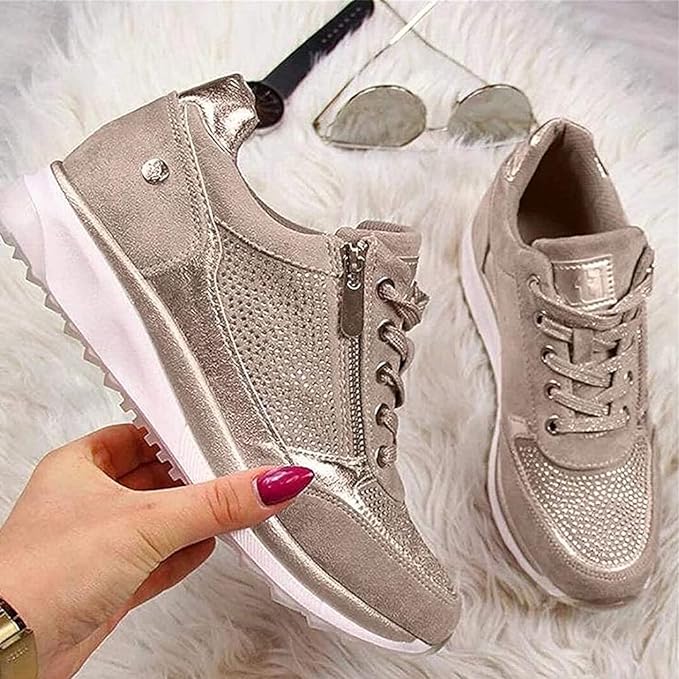 Zapatillas con Cremallera y Cordones