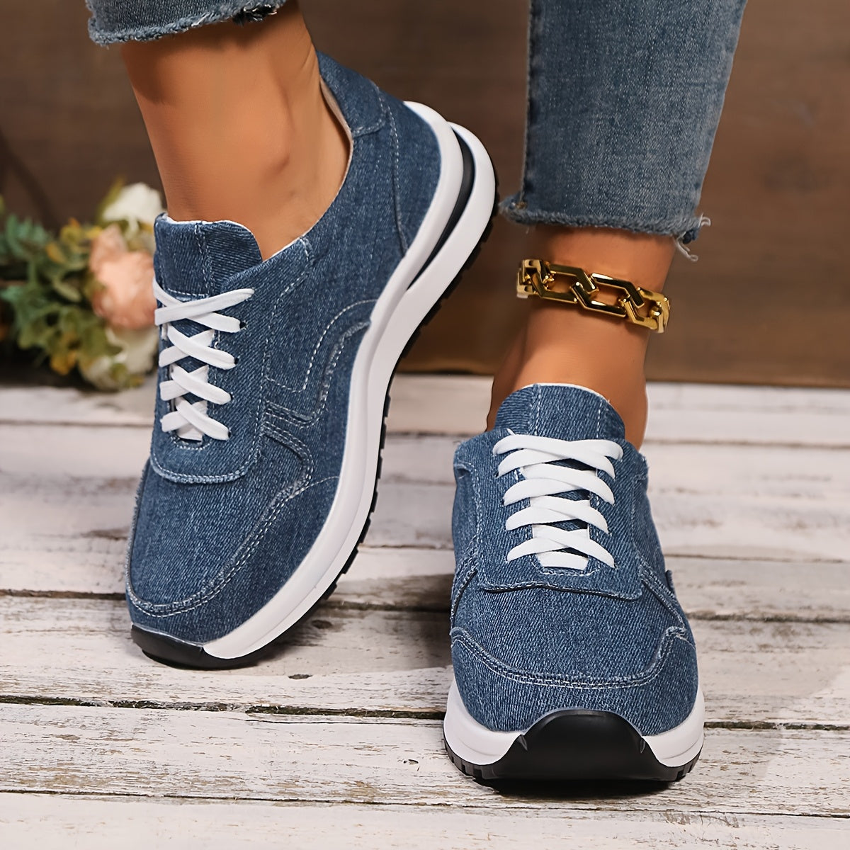 Zapatillas Efecto Vaquero