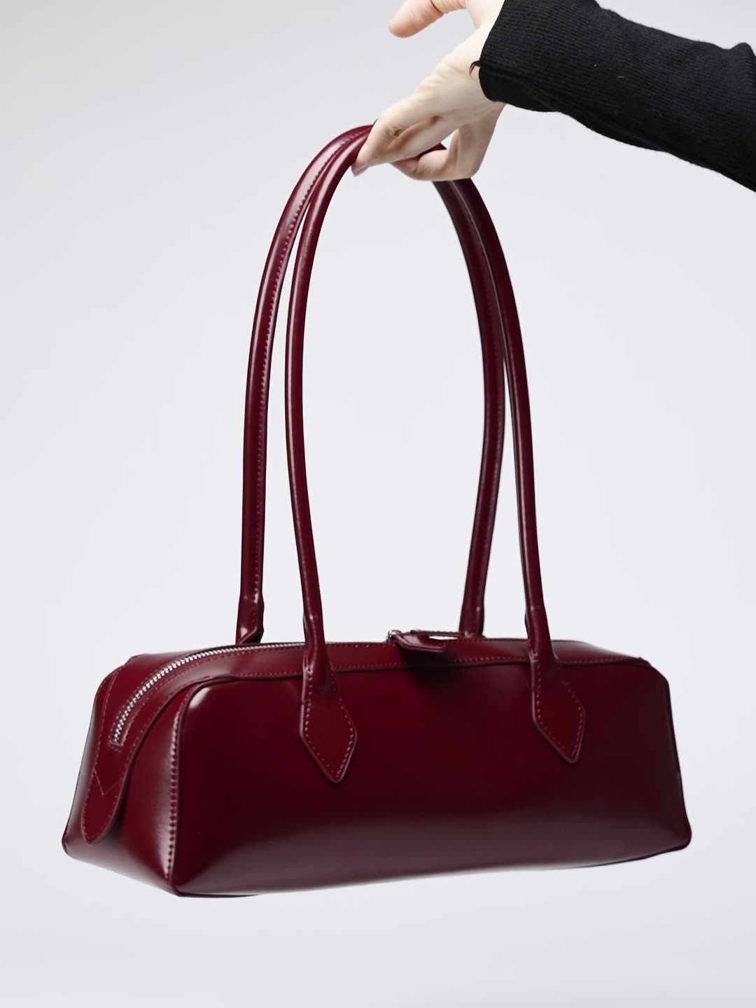 Bolso Baguette Brillante