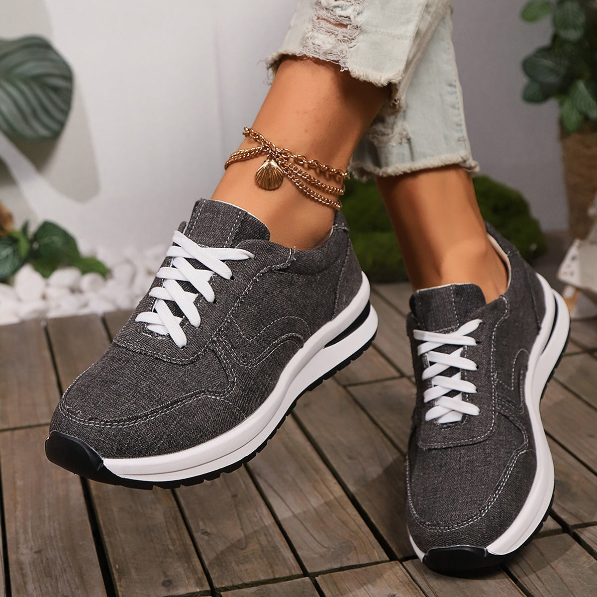 Zapatillas Efecto Vaquero