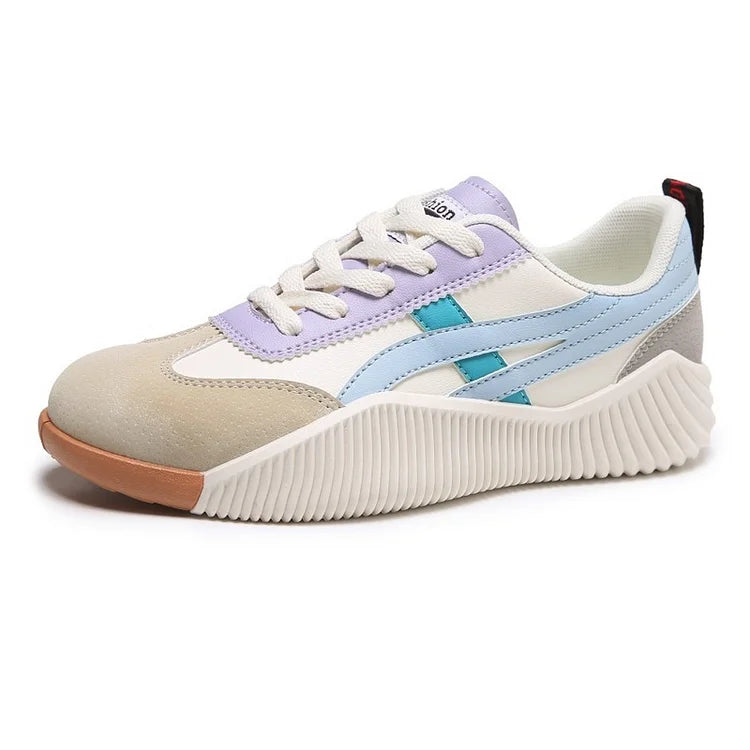Zapatillas Bicolor de Suela Gruesa