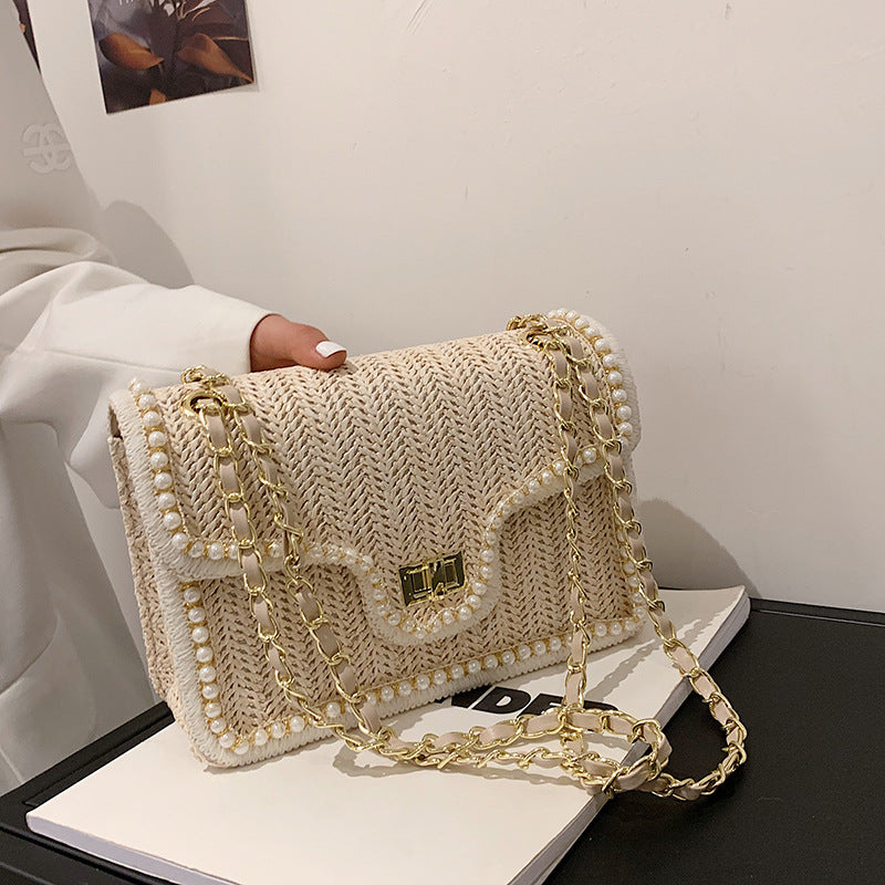 Bolso Bohemio con Perlas
