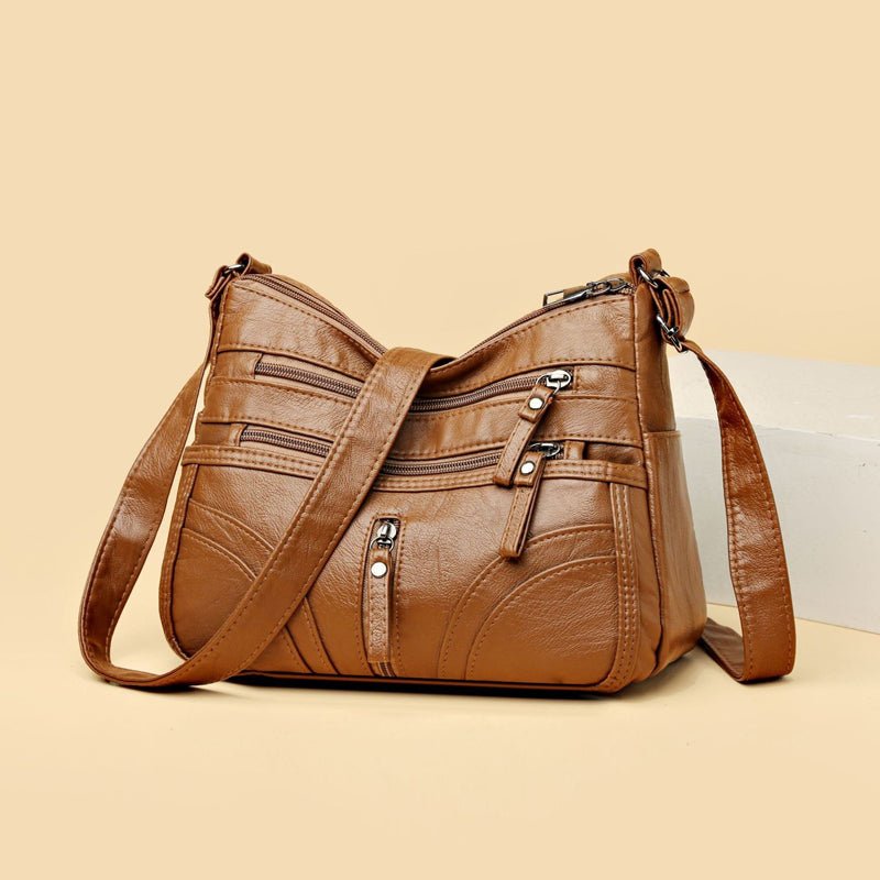 Bolso Bandolera con Cremalleras