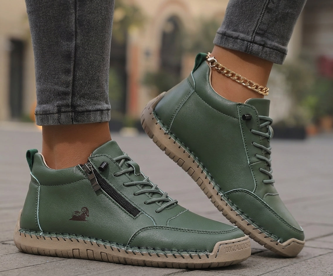 Zapatillas de Confort con Cremallera